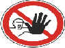 Prohibido el paso a personas no autorizadas