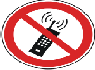 Prohibido el uso del telfono mvil