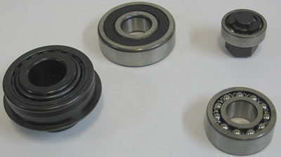 Diversos cojinetes de rodamientos