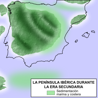 La Península durante la Era Secundaria