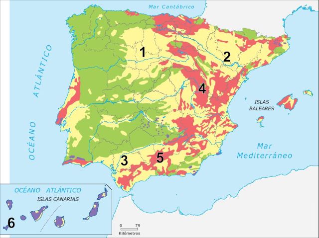 Dominios litológicos Dominios litológicos