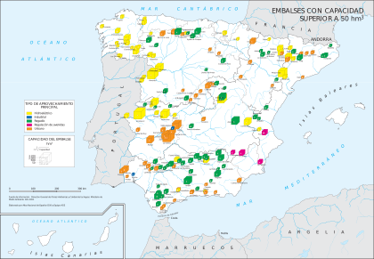 Embalses en España Embalses en España