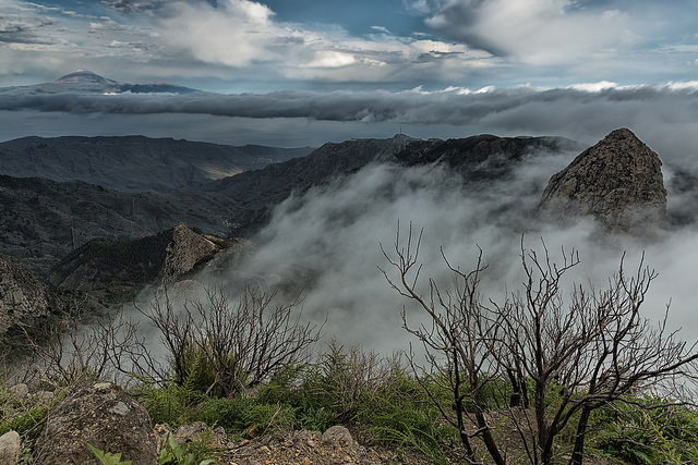 Nieblas por el efecto Foehn Nieblas por el efecto Foehn
