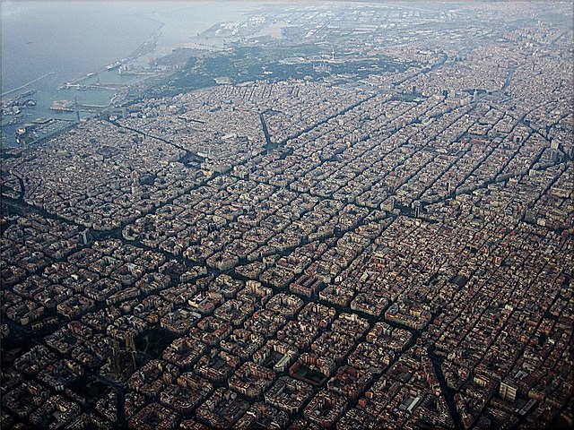 Vista aérea de Barcelona Vista aérea de Barcelona