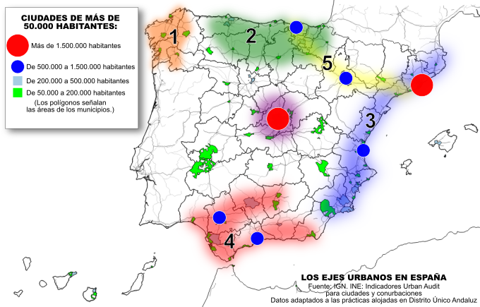Práctica de ejes urbanos