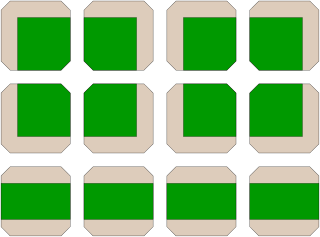 Zonas verdes en el proyecto original del plan Cerdá Zonas verdes en el proyecto original del plan Cerdá