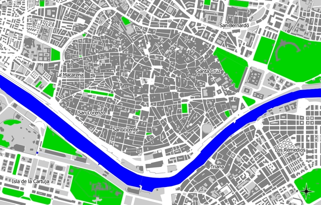 Casco histórico de Sevilla Casco histórico de Sevilla