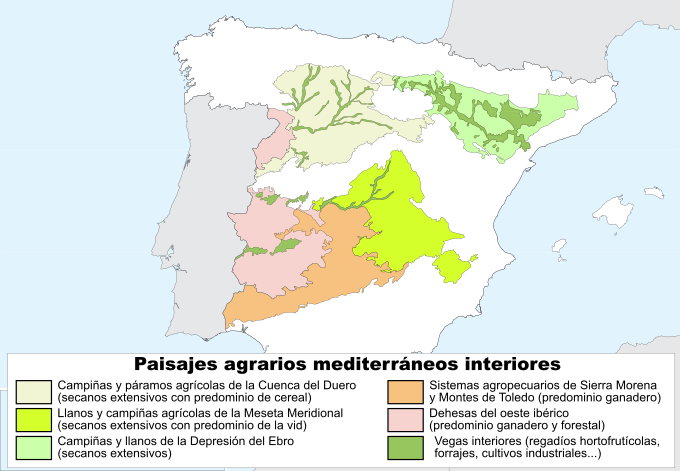 Paisajes mediterráneos interiores Paisajes mediterráneos interiores