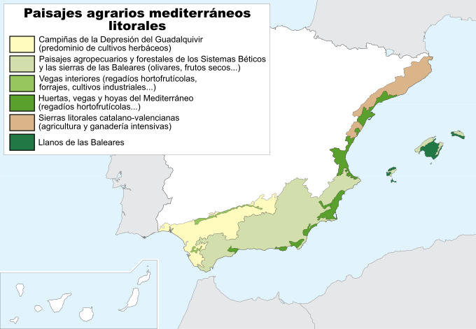 Paisajes mediterráneos litorales Paisajes mediterráneos litorales