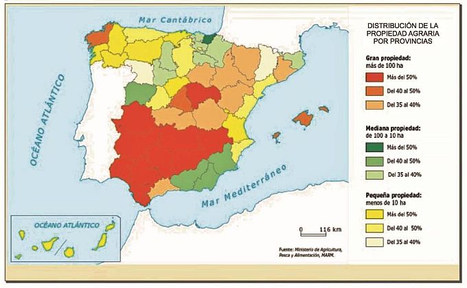 Propiedad agraria por tamaño Propiedad agraria por tamaño