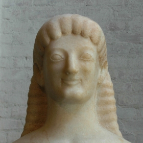 Cara del Kouros de Tenea Cara del Kouros de Tenea