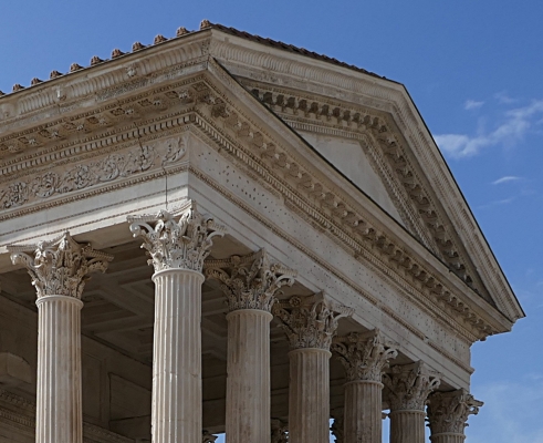 Detalle de la Maison Carrée Detalle de la Maison Carrée