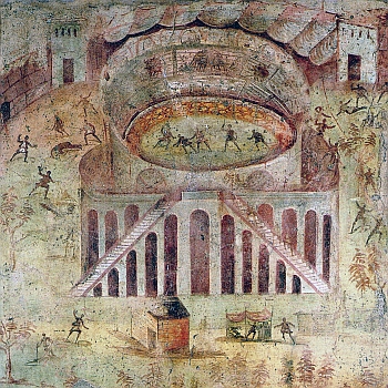 Tumulto en el anfiteatro de Pompeya Tumulto en el anfiteatro de Pompeya