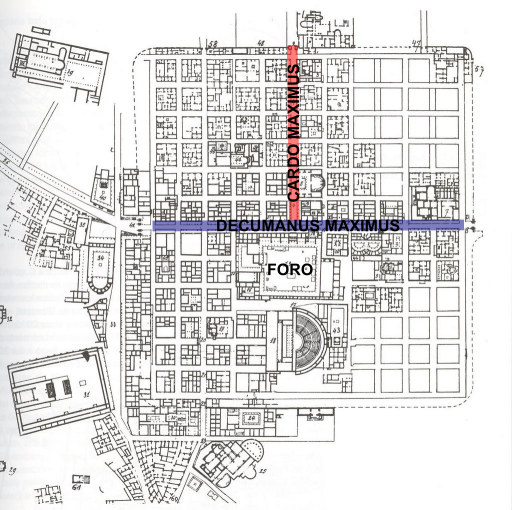 Plano de Timgad Plano de Timgad