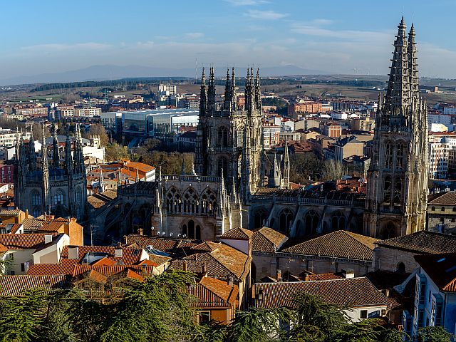 Panorámica de la Catedral de Burgos Panorámica de la Catedral de Burgos