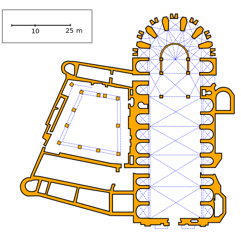 Planta de la Catedral de Gerona Planta de la Catedral de Gerona