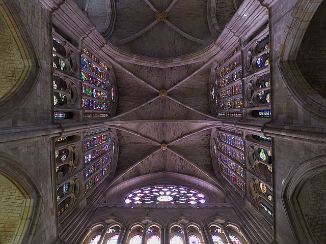 Bóvedas de la Catedral de León Bóvedas de la Catedral de León