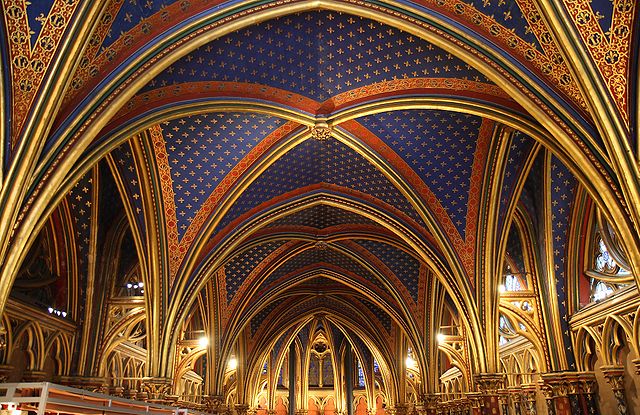 Capilla inferior de la Sainte-Chapelle Capilla inferior de la Sainte-Chapelle