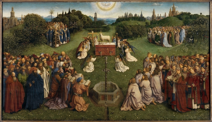 Adoración del Cordero Místico Adoración del Cordero Místico