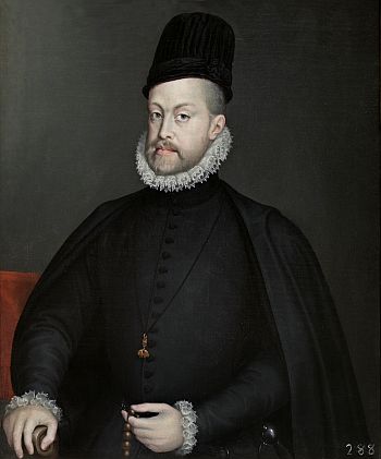 Sofonisba Anguissola, Retrato de Felipe II Sofonisba Anguissola, Retrato de Felipe II