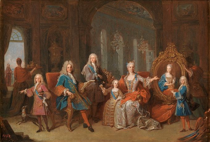 La familia de Felipe V La familia de Felipe V