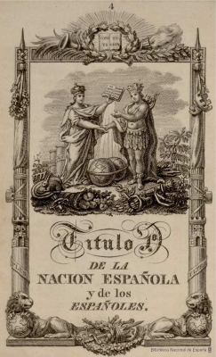 Ilustración de la Constitución de 1812