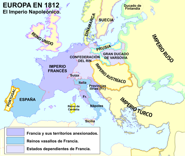 Europa en 1812