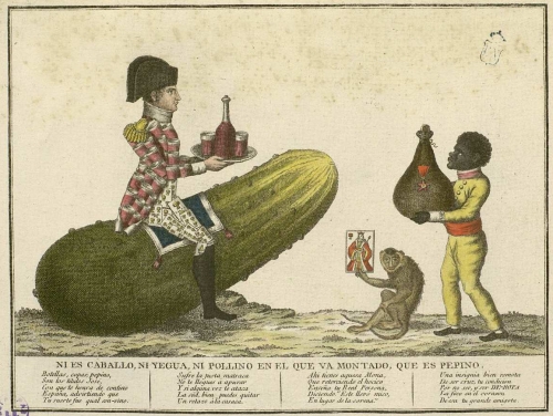 Caricatura de José I Bonaparte Caricatura de José I Bonaparte