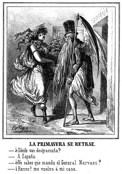 Crítica al gobierno de Narváez Crítica al gobierno de Narváez