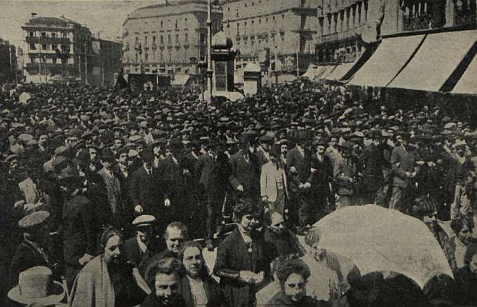 Manifestación del 1 de mayo en 1911 Manifestación del 1 de mayo en 1911