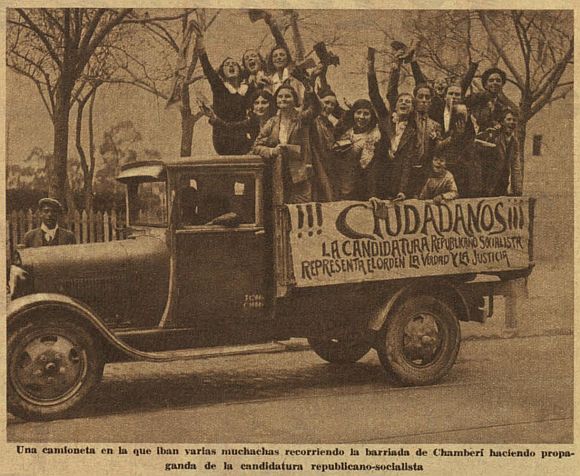 Mujeres en la campaña electoral de 1931