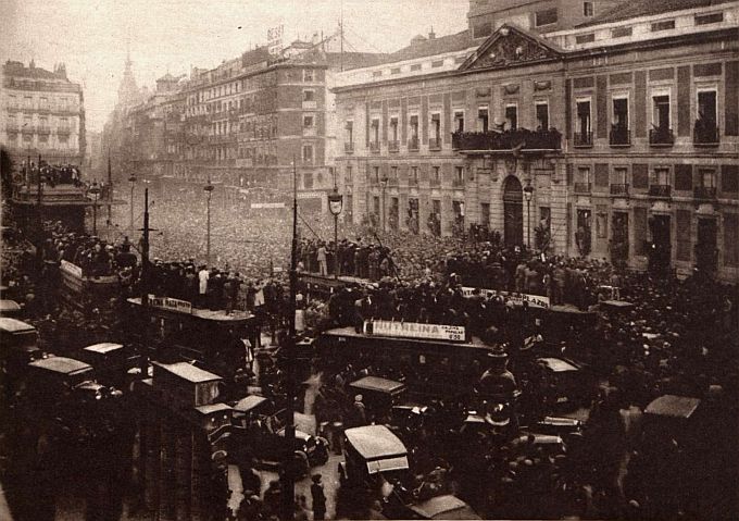 Celebración de la II República en Madrid