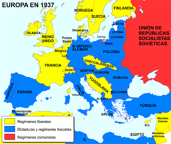 Europa en 1937 Europa en 1937
